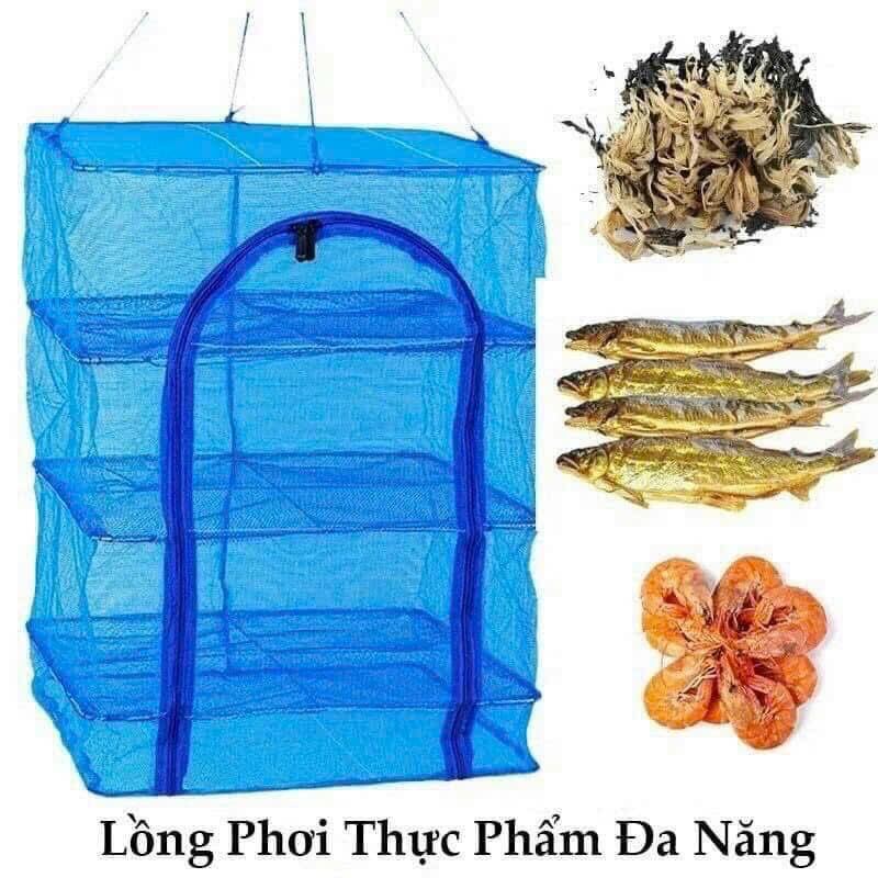 LỒNG PHƠI THỰC PHẨM KHÔ CHỐNG BỤI CÔN TRÙNG, RUỒI TRÁNH BỊ BAY KHI GIÓ
