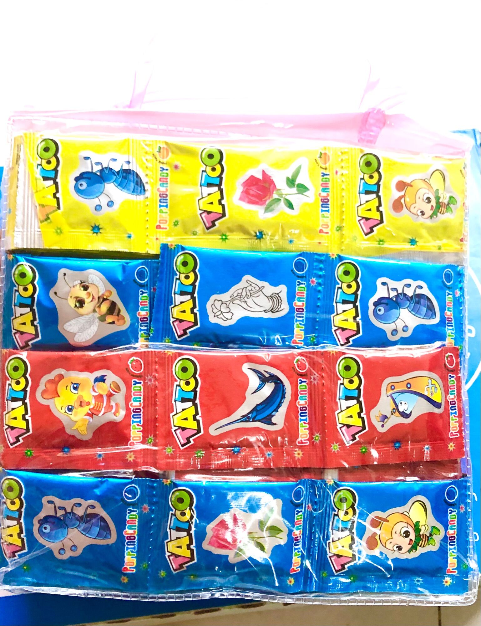Kẹo Nổ Hình Xăm