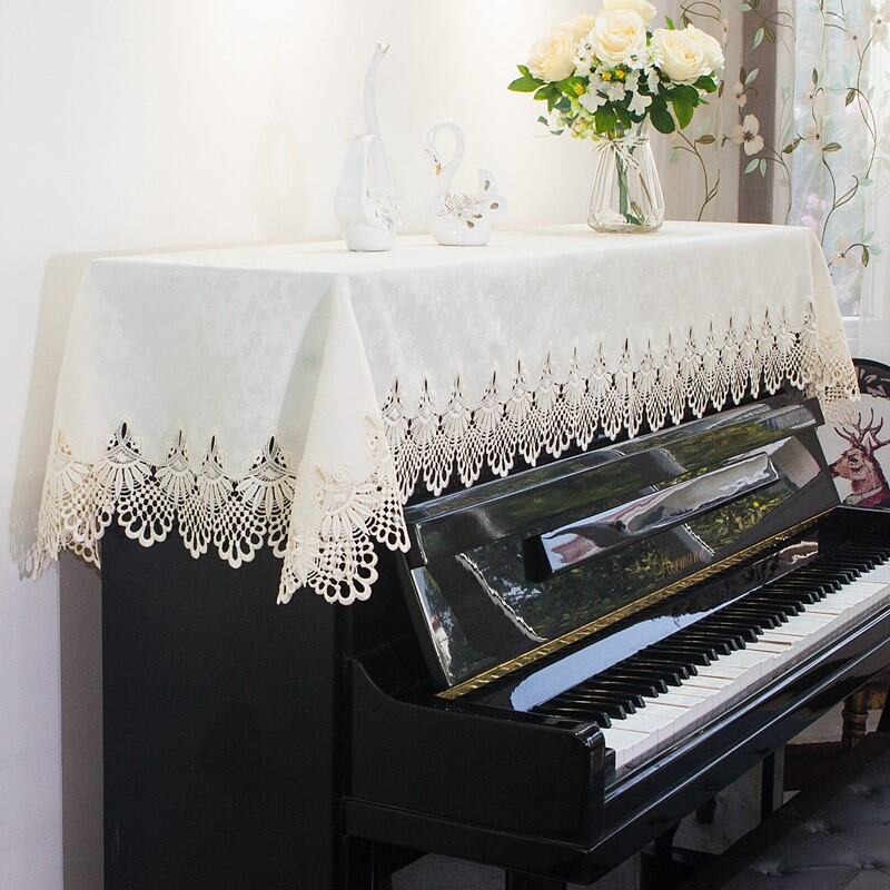 Vải Nghệ Thuật Kiểu Châu Âu Cao Cấp Khăn Phủ Đàn Piano Đơn Giản Hiện Đại Khăn Phủ Một Nửa Khăn Trải Bàn Khăn Phủ Phủ Toàn Bộ Chống Bụi Đàn Điện