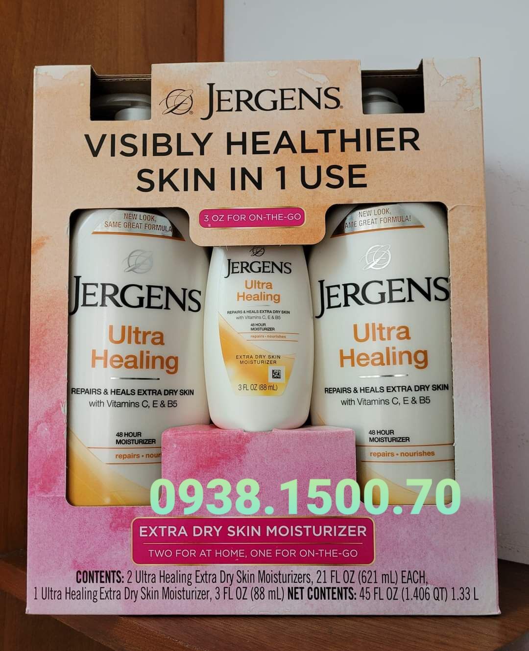 DƯỠNG THỂ CHO DA KHÔ JERGENS ULTRA HEALING