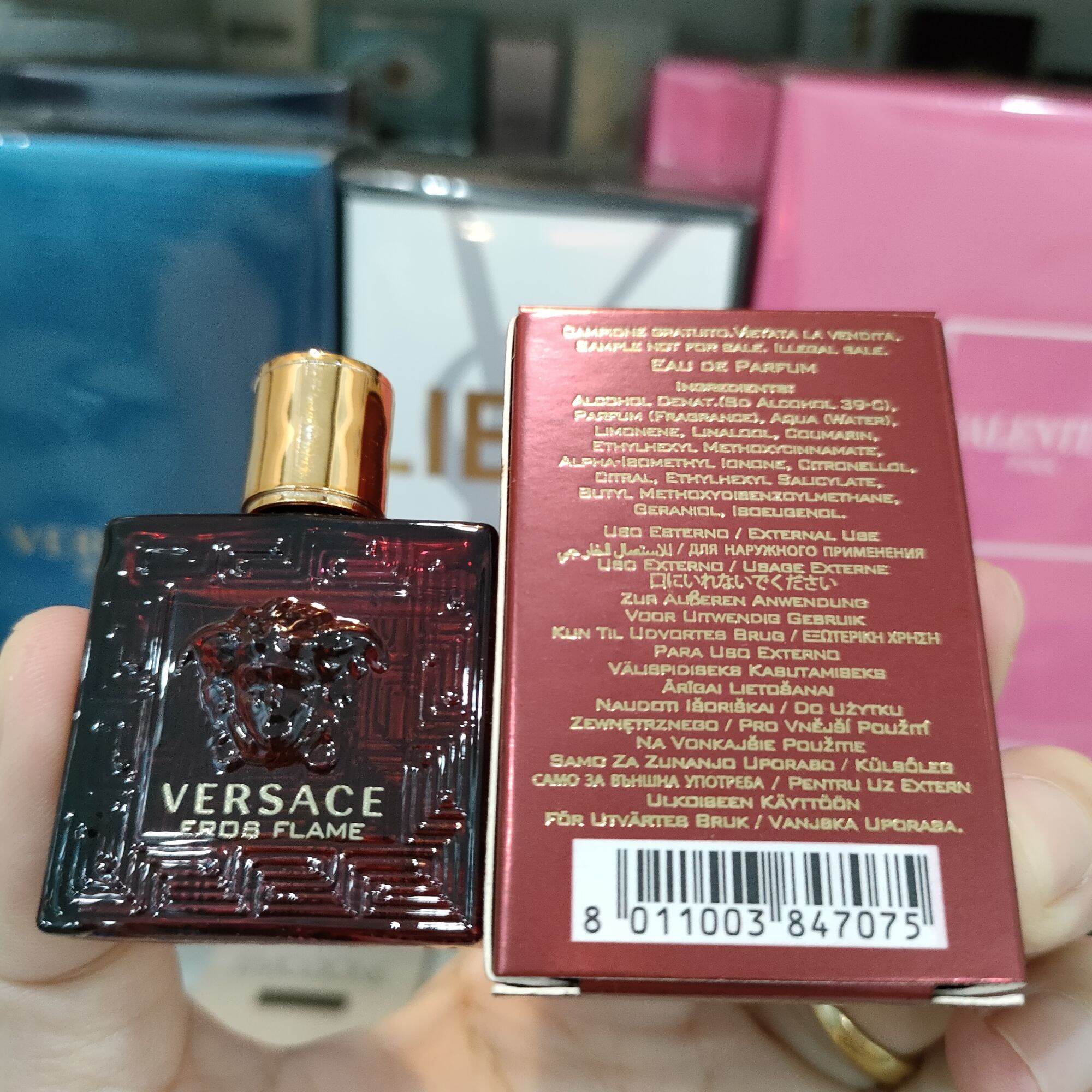 Nước hoa mini Versace Eros Flame edp 5ml - Italy