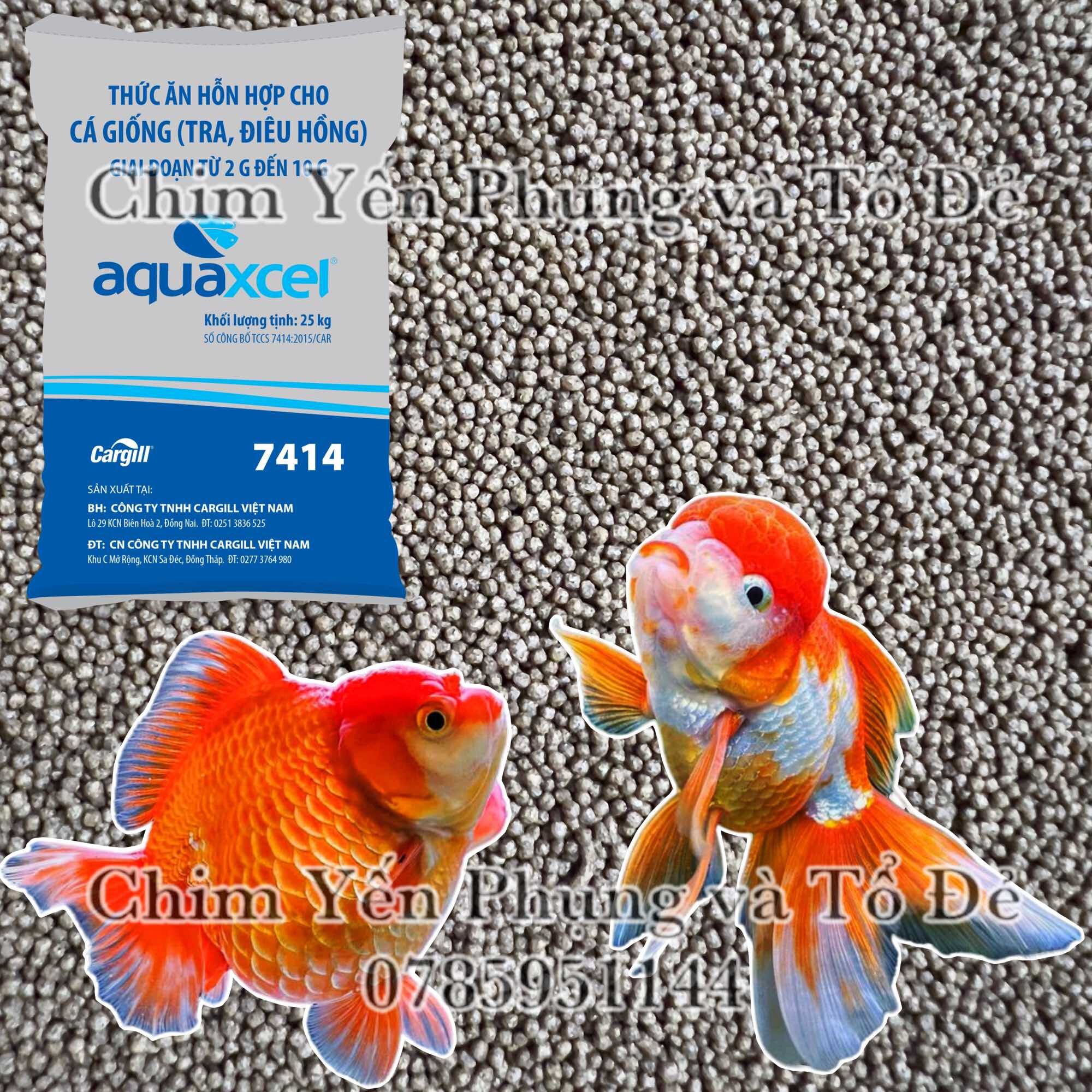 1kg cám cá Cargill 7414 40% đạm cho cá ăn hoặc dùng câu cá,tra,điêu hồng,chép,rô phi