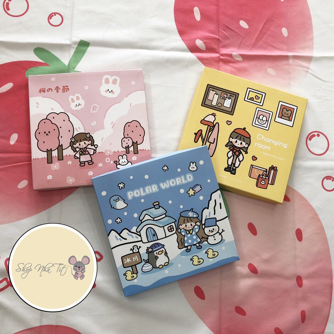 🌸SET 100 TẤM STICKER TRANG TRÍ SỔ BÌA SÁCH🌸