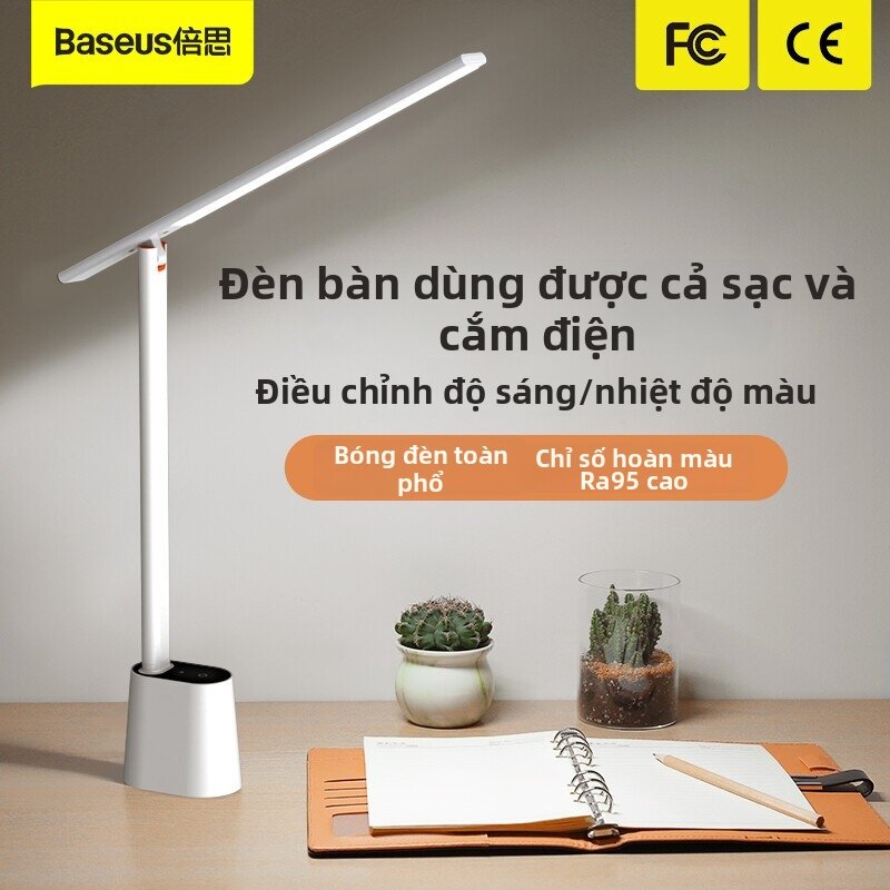 BASEUS | Đèn Bàn LED Chống Chói Bảo Vệ Mắt Có Thể Nạp Lại Pin Dành Cho Trẻ Em