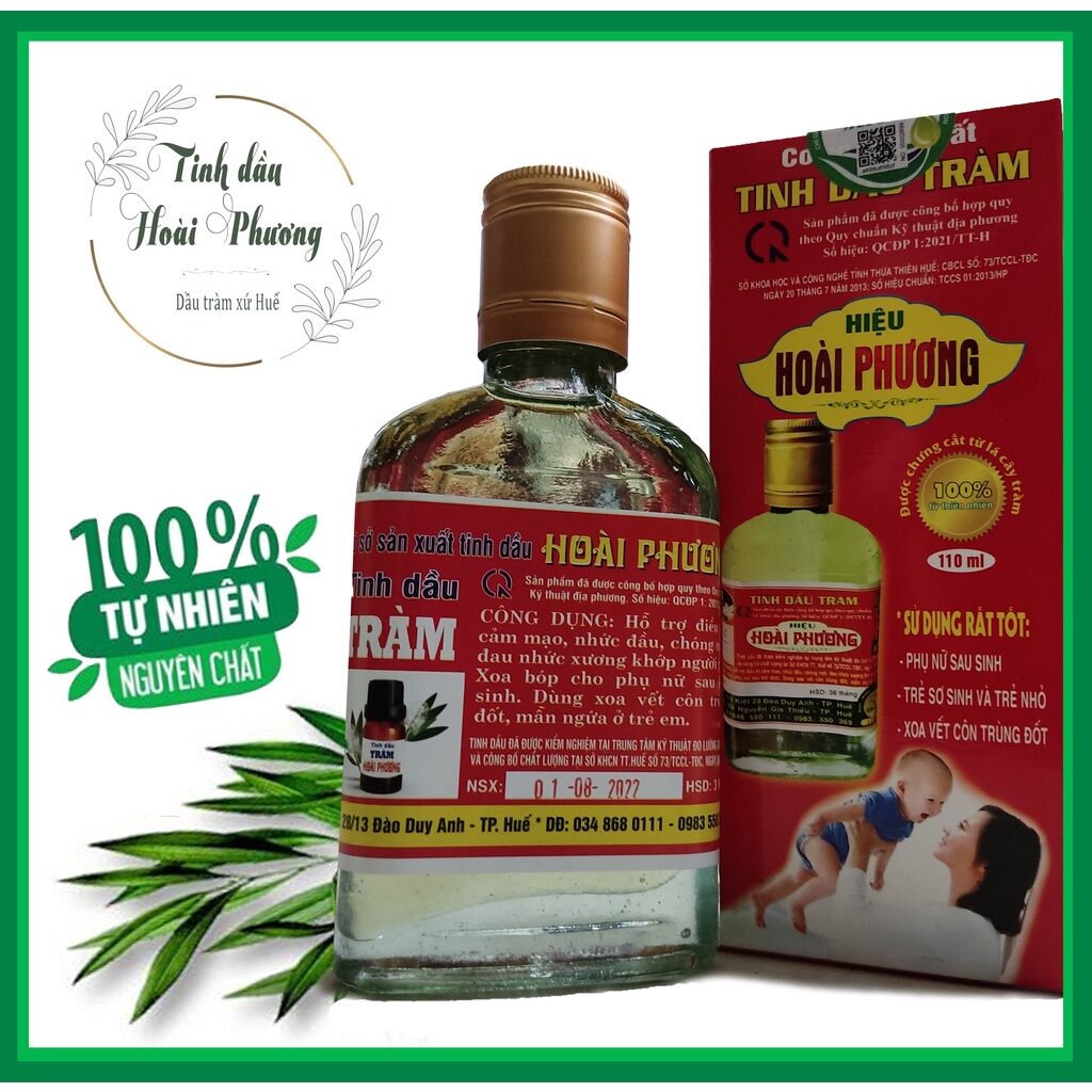 Tinh dầu tràm đặc biệt hoài phương 100ml, có tem chống giả