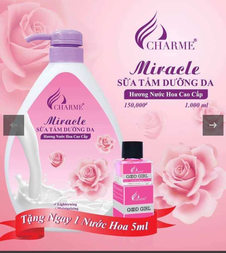 Sữa tắm miracle 1000ml