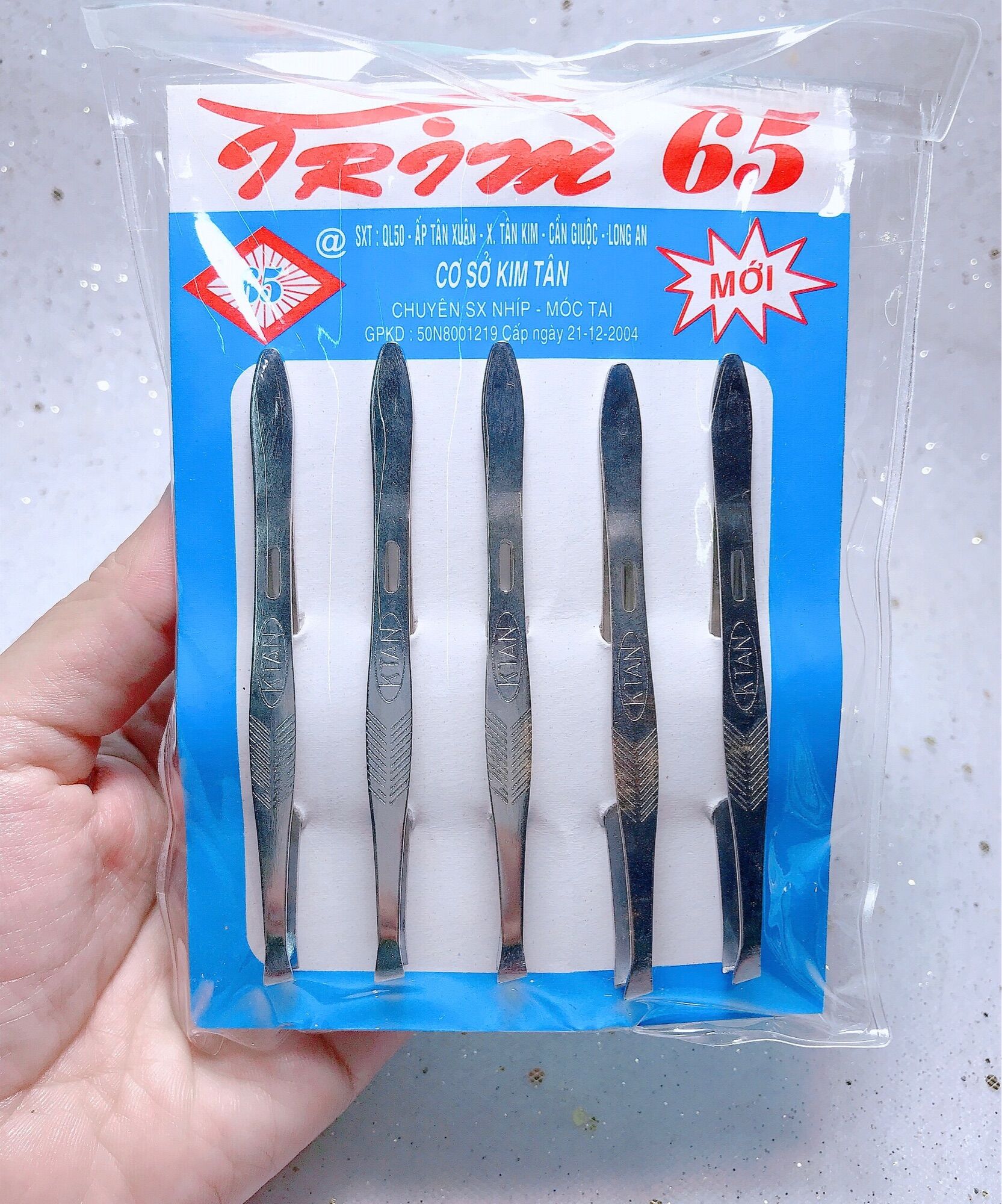 1 Nhíp nhổ lông mày, Nhíp nhổ lông tóc