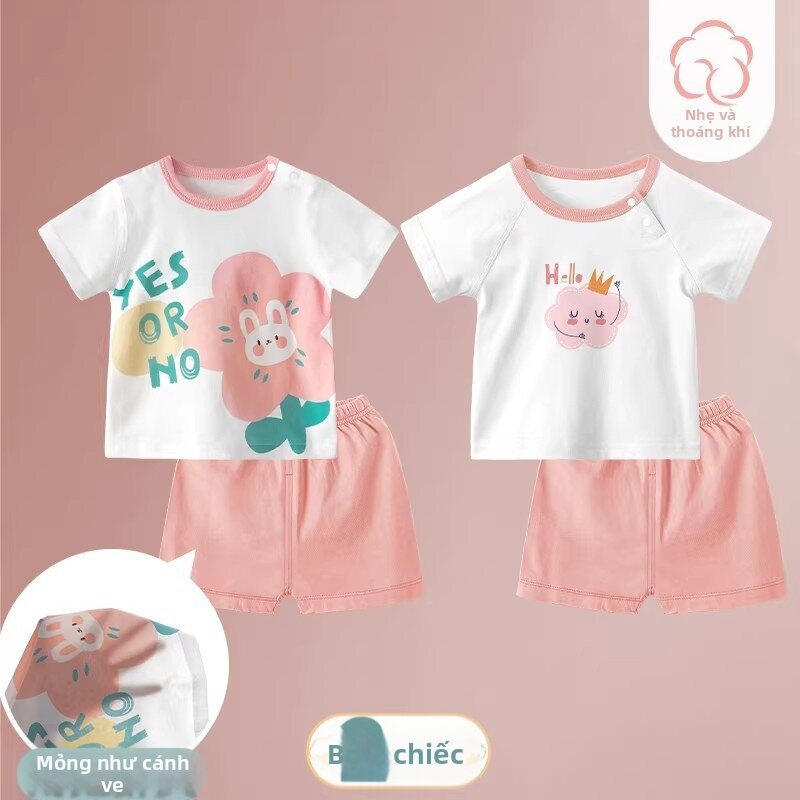 TONGLIANCHUXIN | Summer Cotton Thin Baby Clothing Set - 2