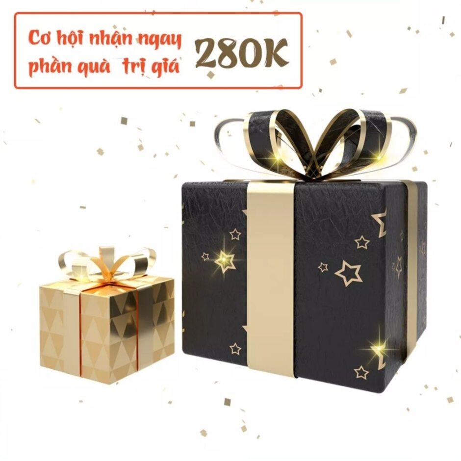 Hộp quà bí ẩn may mắn - bất ngờ ngẫu nhiên - tri ân khách hàng thân thiết