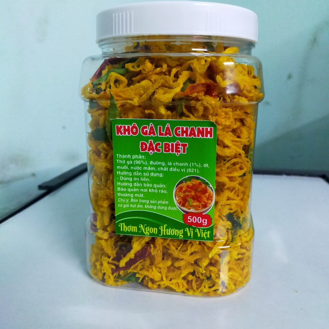 500GR Khô Gà Xé Cay Loại 1 Bao ăn