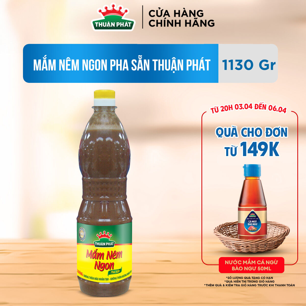 Mắm Nêm Ngon Pha Sẵn Thuận Phát 950ml