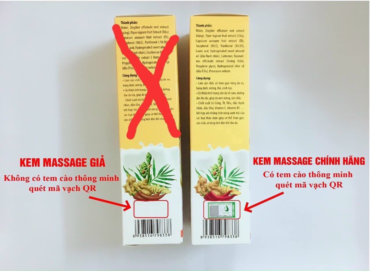 KEM TAN MỠ GỪNG ỚT NGÂN BÌNH 150GR/10GR