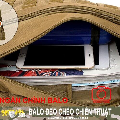Balo đeo chéo chiến thuật thời trang đa năng