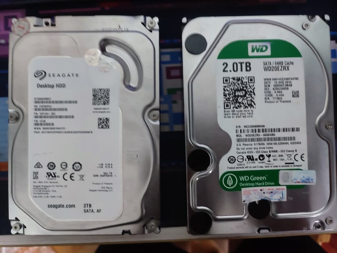 Ổ cứng HDD PC 3.5 inch 500GB 1TB 2TB Caution sức khỏe từ 50% --> 99%