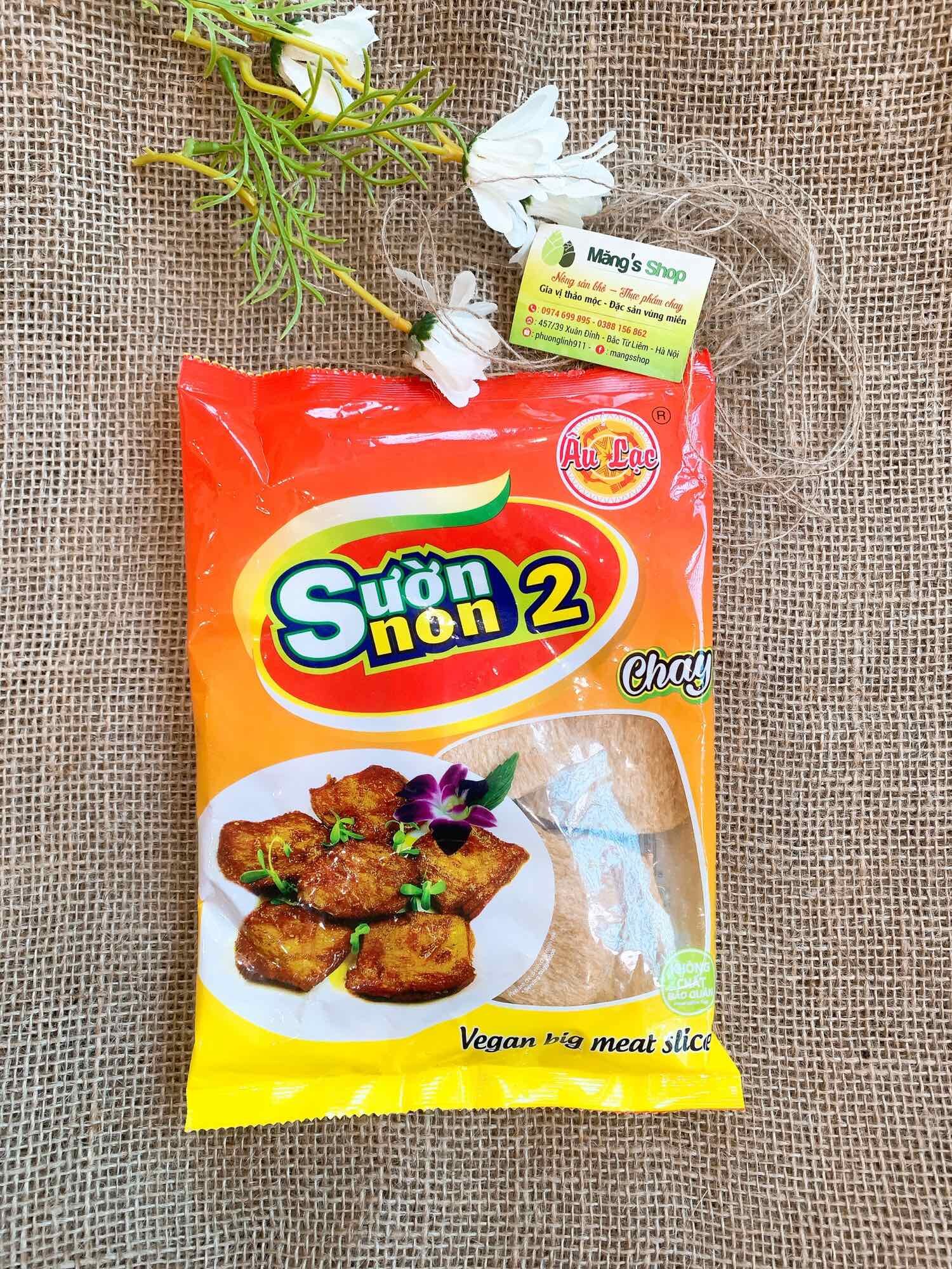 Sườn non 2 chay âu lạc gói 100g