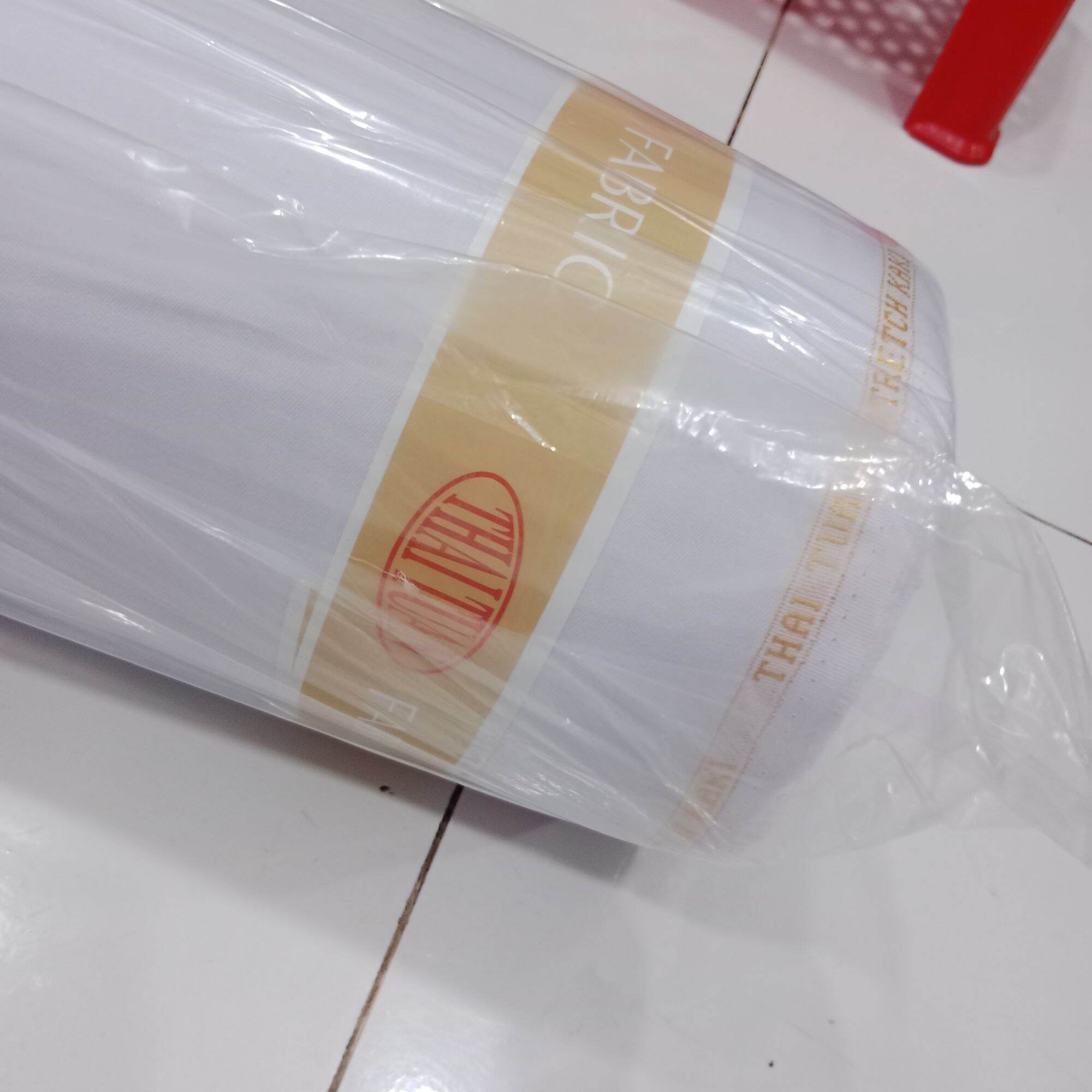 Vải kaki trắng pha thun nhẹ thái tuấn