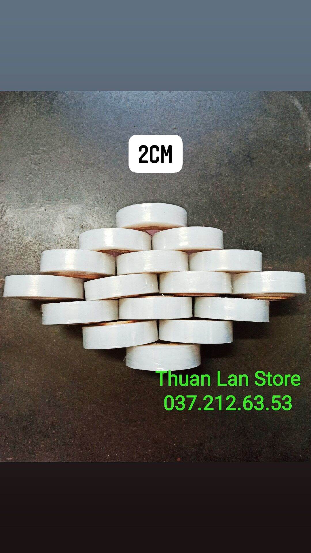 Băng quấn keo cây, màng ghép cây pe khổ 2->5cm