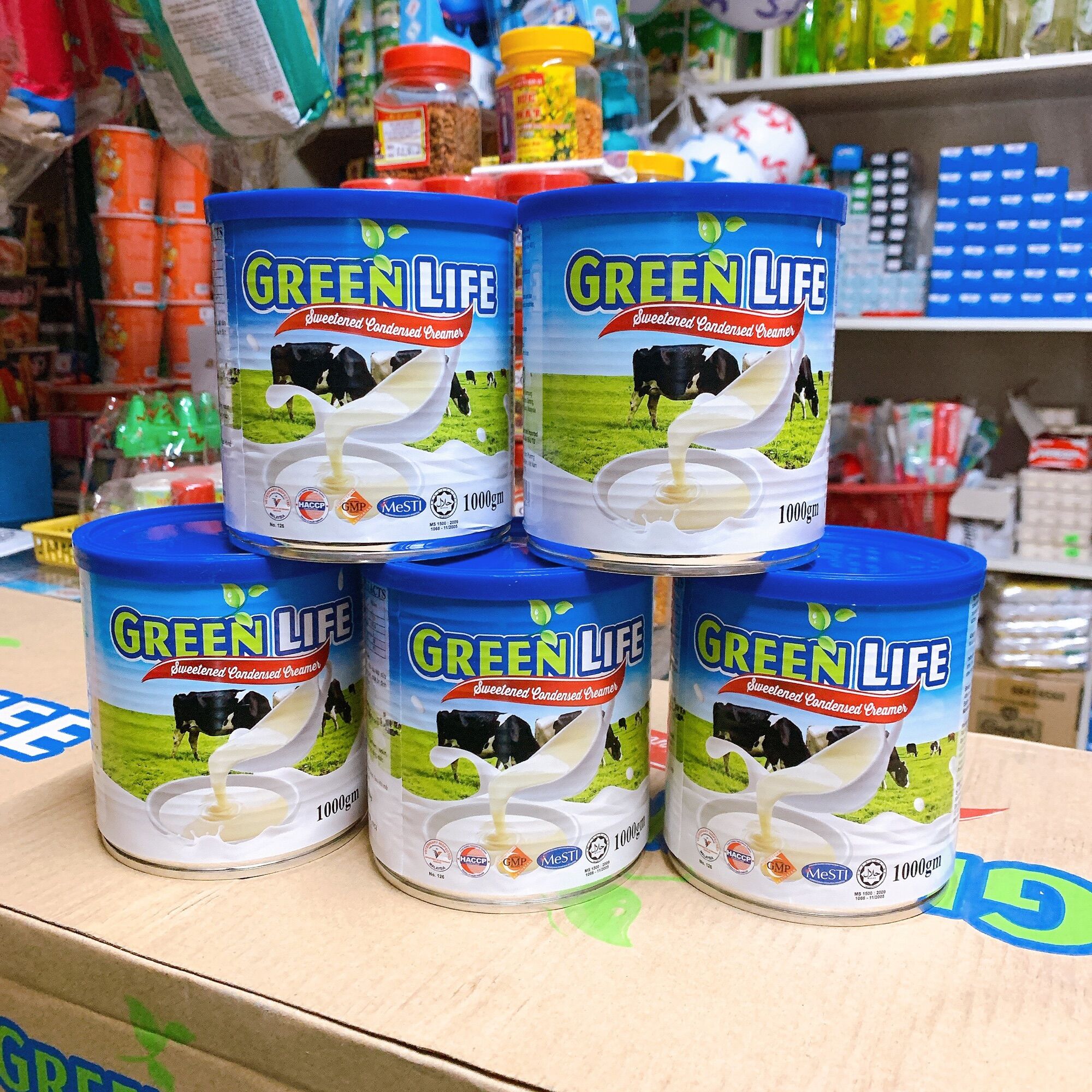 Combo 3 hộp sữa đặc Greenlife 1kg