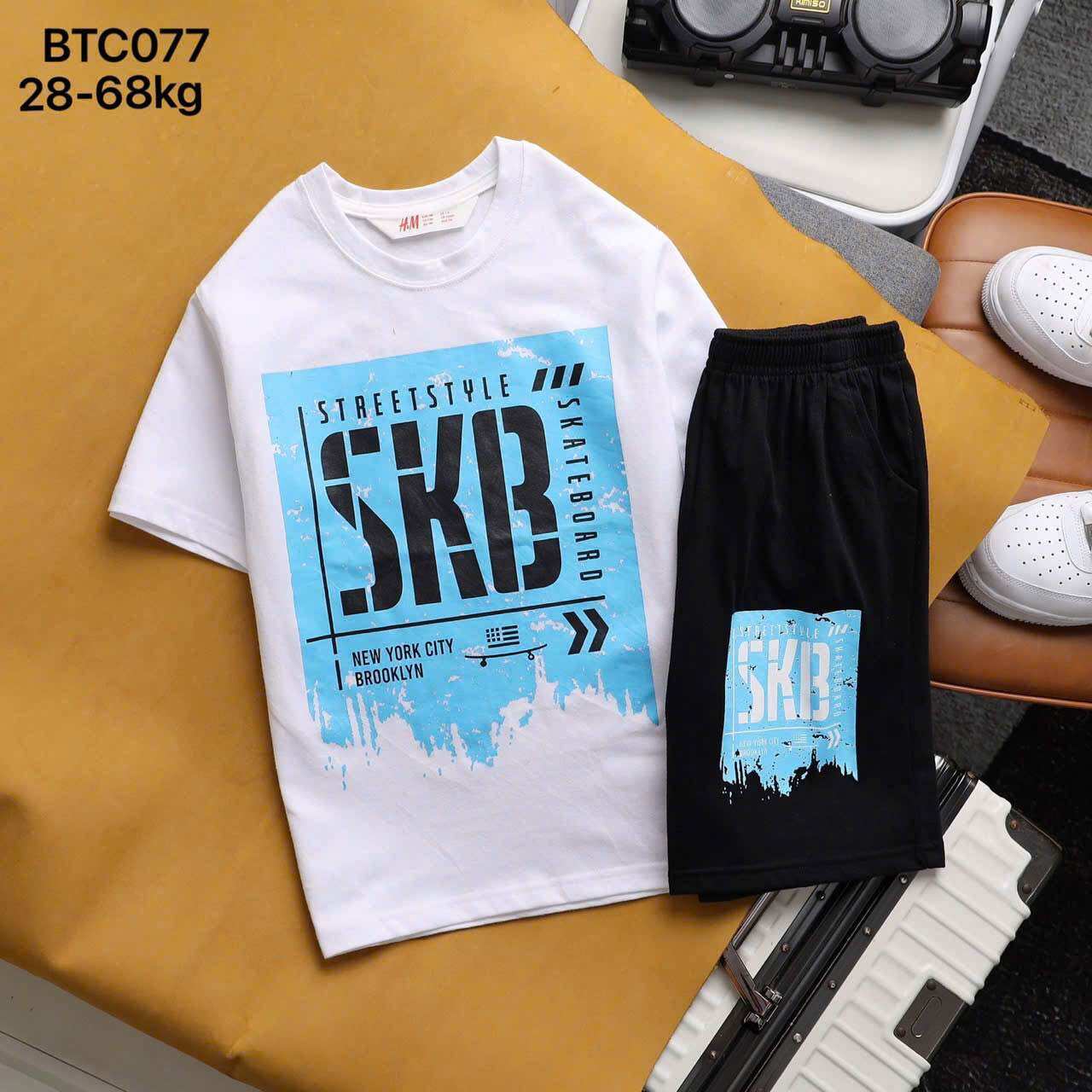 Bộ Thun Cotton Bé Trai BigSize (28-68kg)