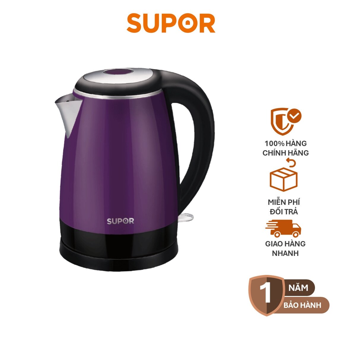 Bình đun siêu tốc supor swf17s18avn - 1.7l
