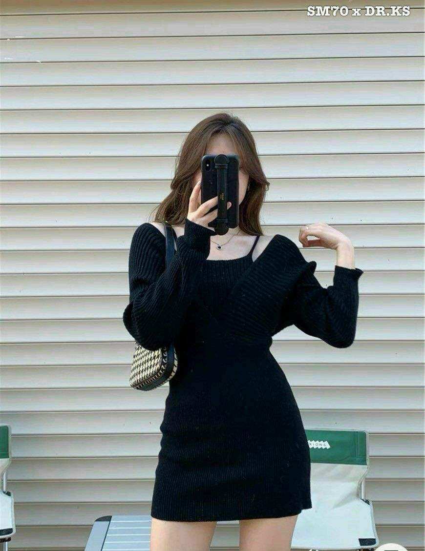 Đầm body giả trễ vai siêu hot