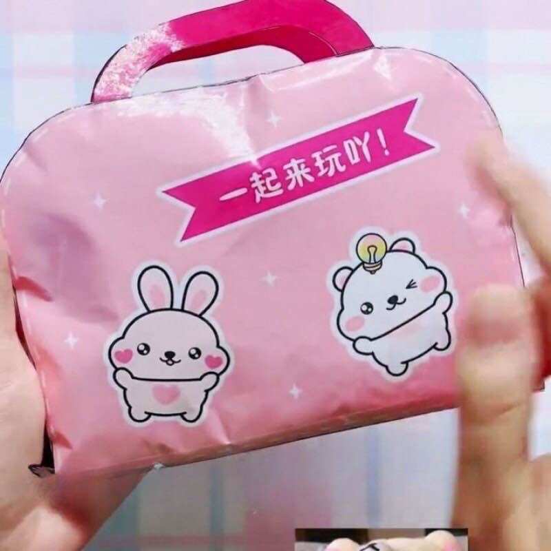 Squishy Túi quà dễ thương của búp bê giấy