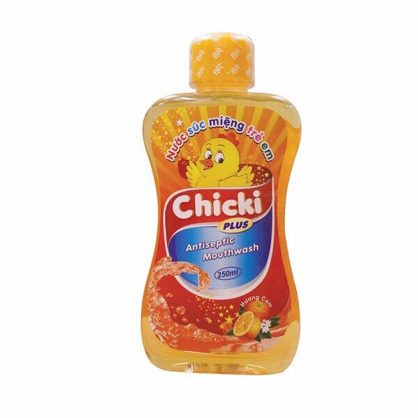 Nước súc miệng chicki new - hương cam