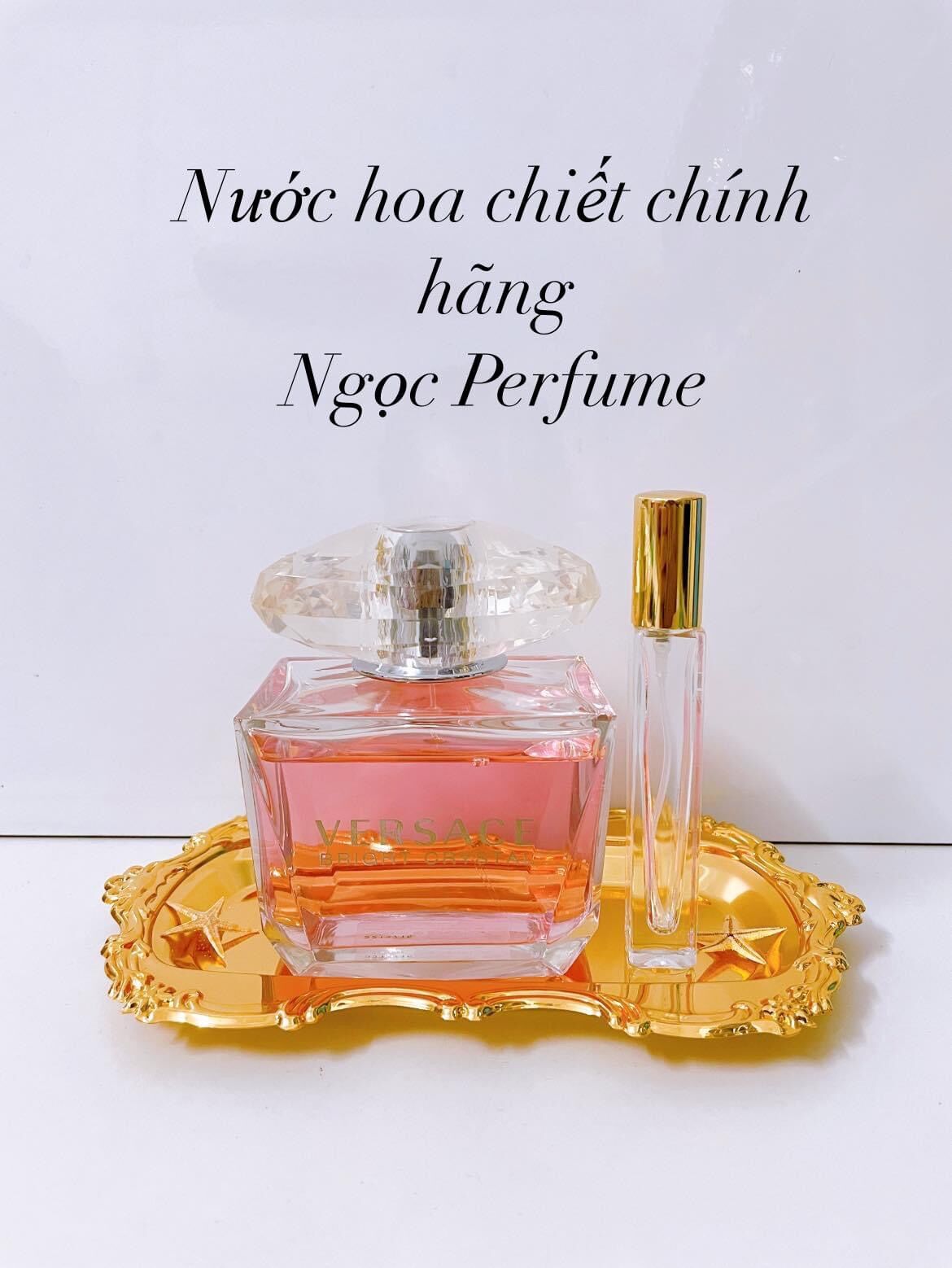 Nước hoa Chiết 10ml Versace hồng nhạt edt