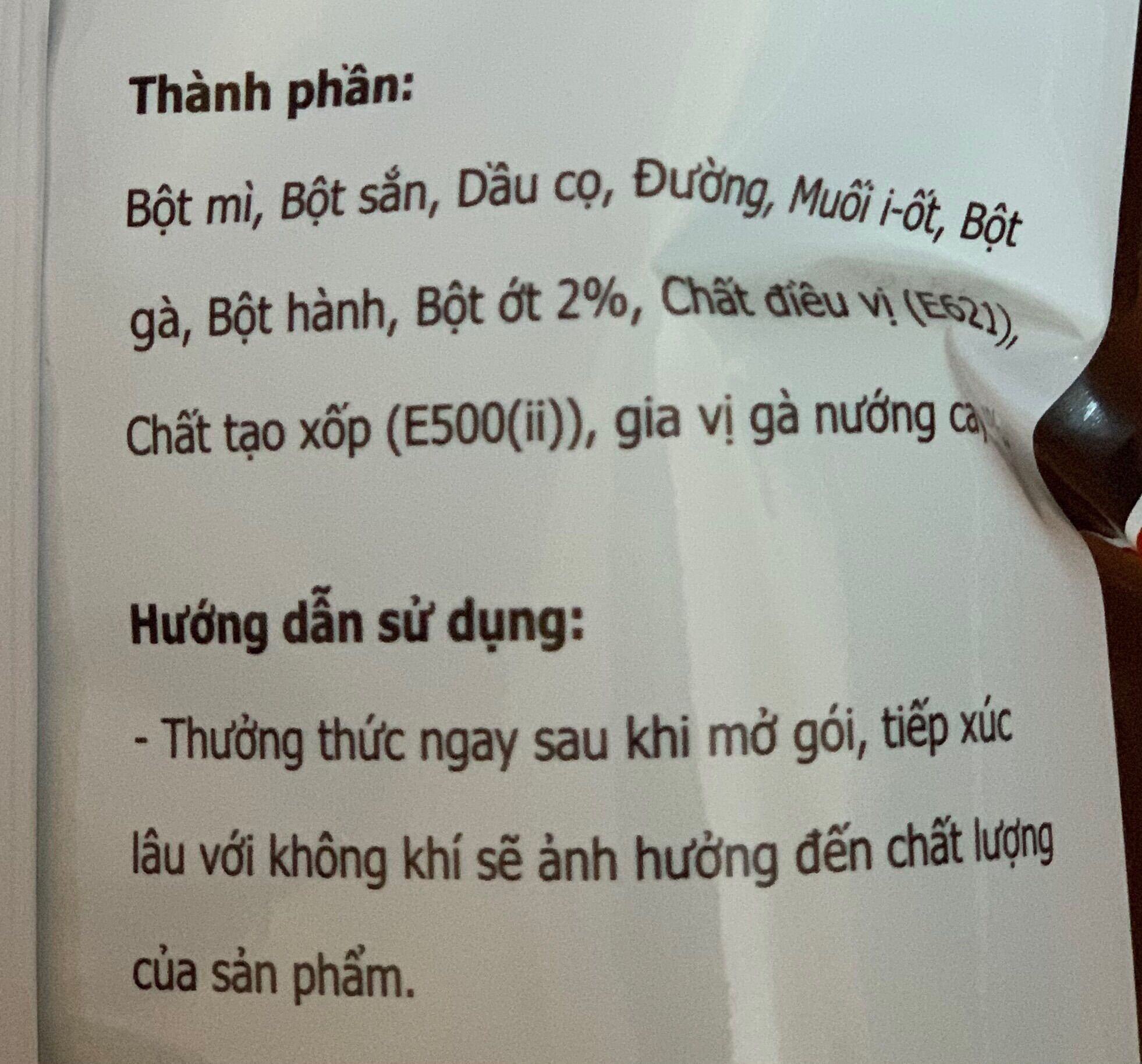 Snack Gà Nướng Siêu Cay Jojo 38g