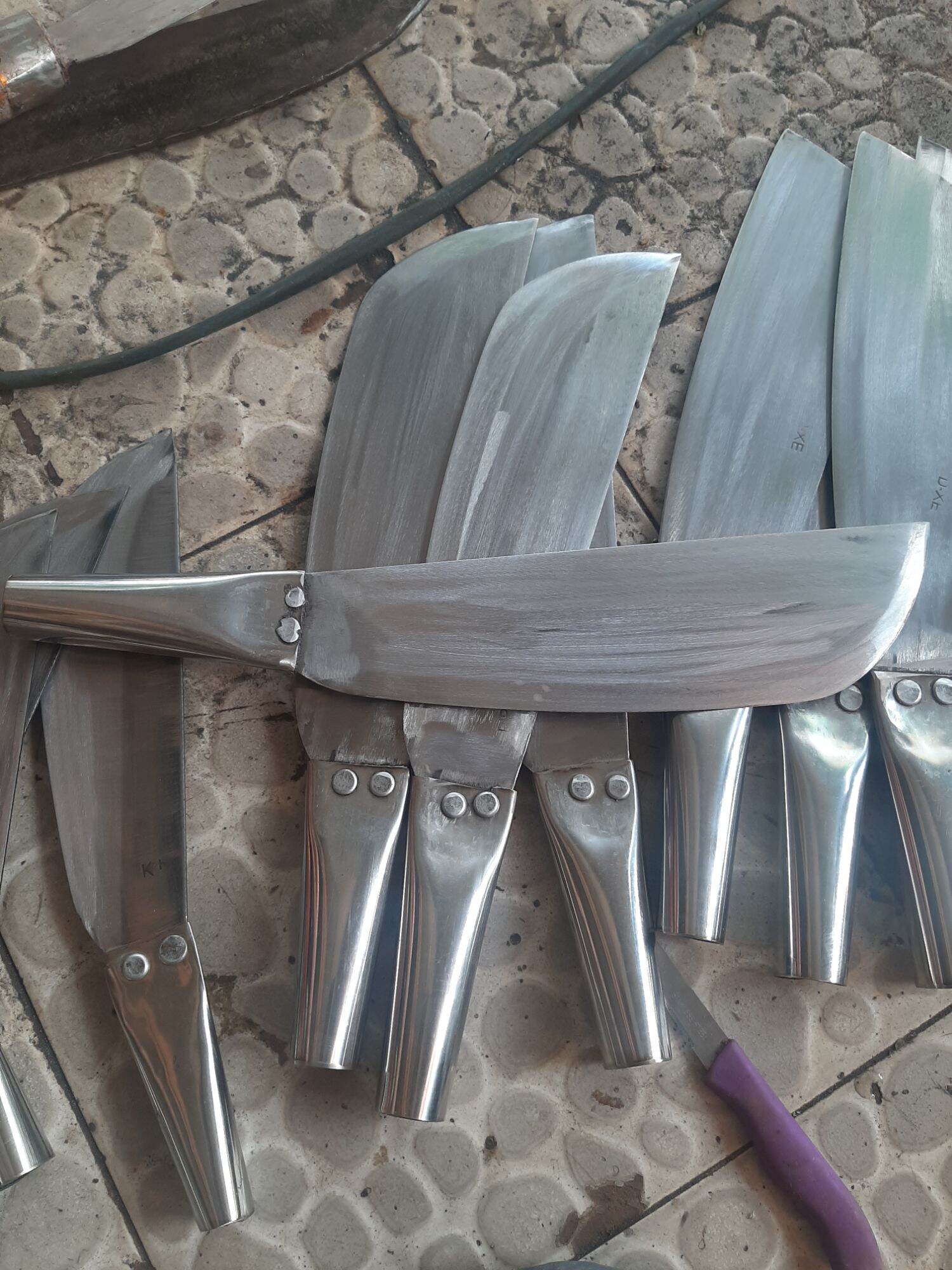Dao chặt Gà Vịt Thép trắng
