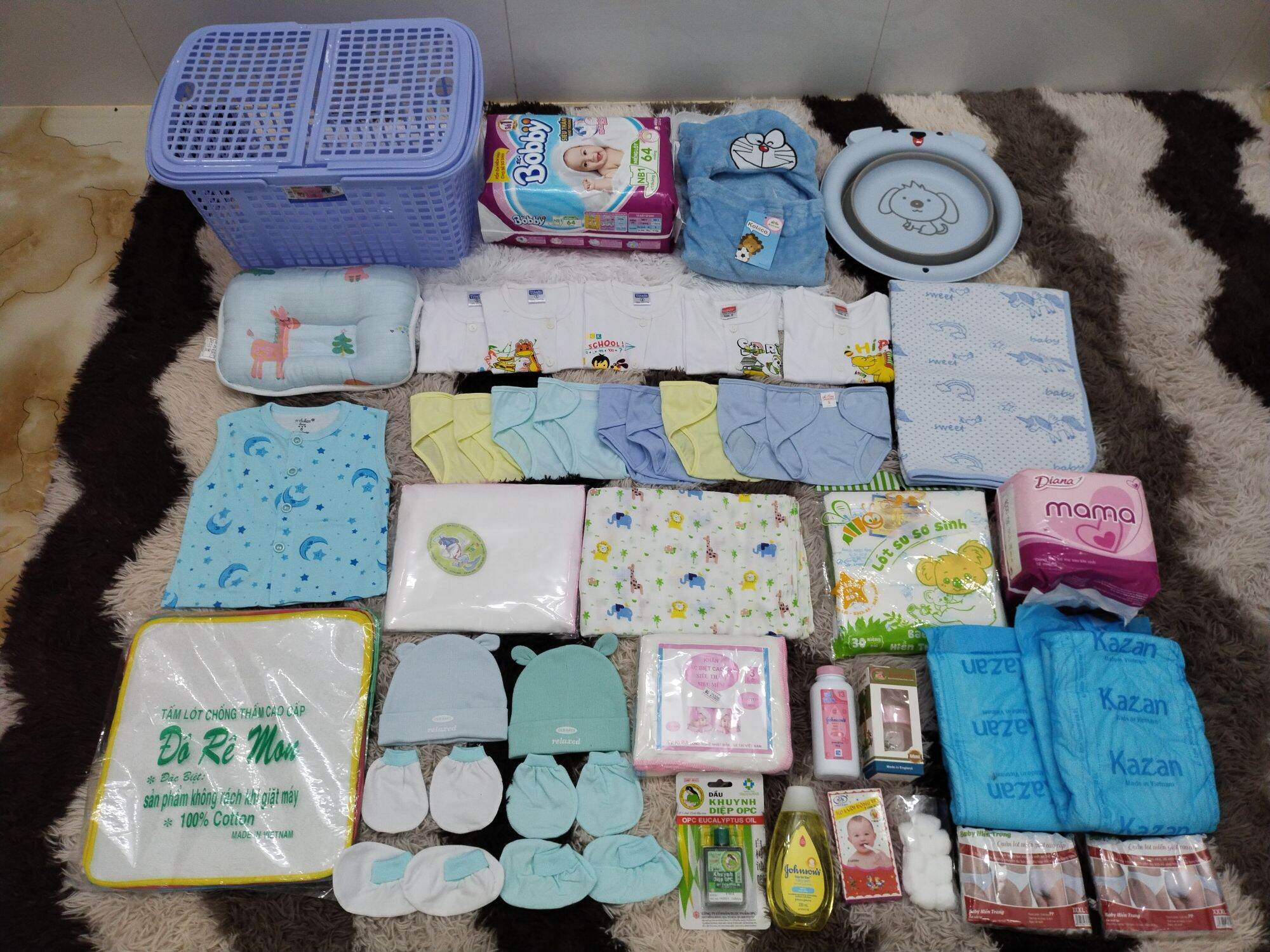 Trọn bộ đi sinh siêu tiết kiệm cho mẹ và bé