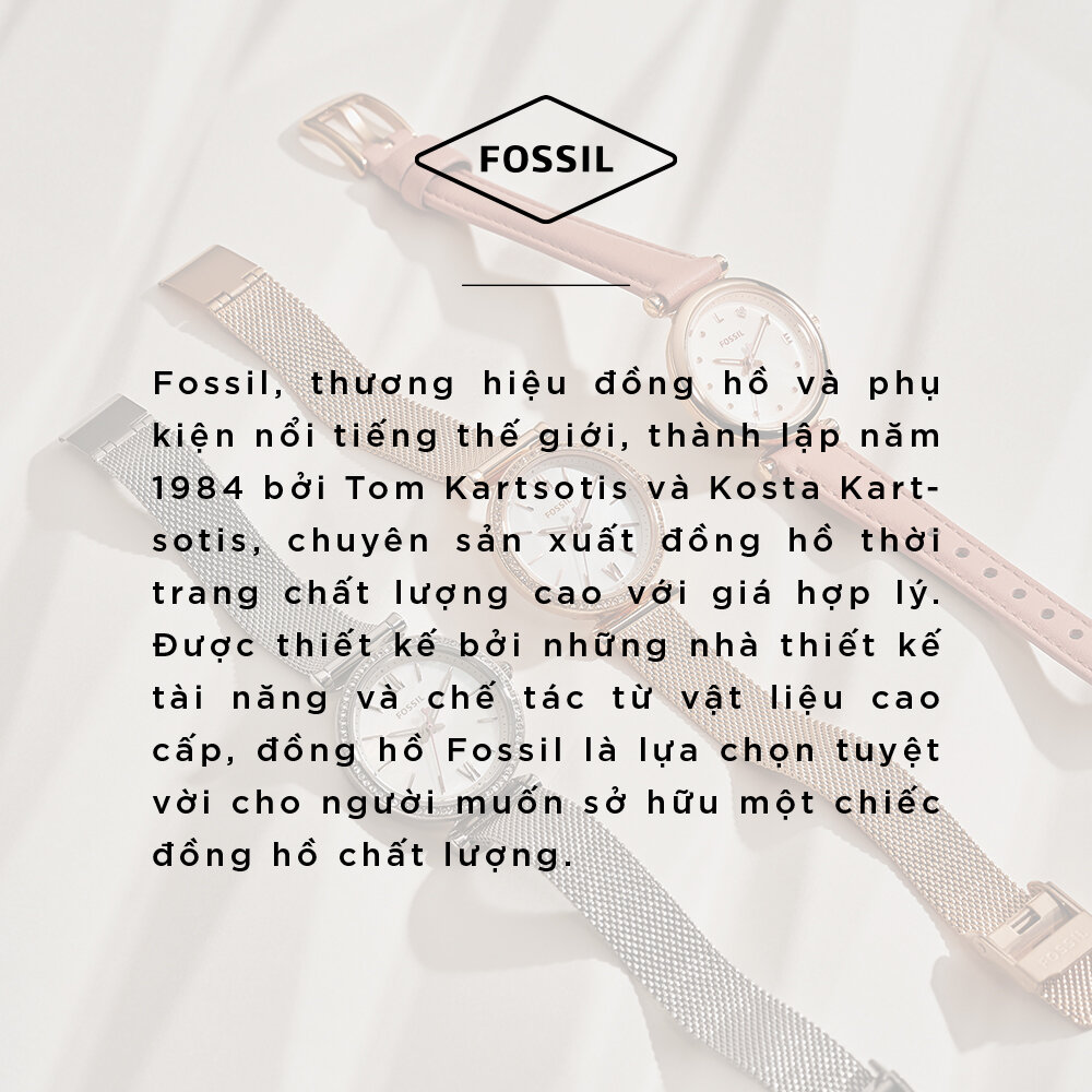 Đồng hồ nam Fossil dây Da 44 mm ME3110