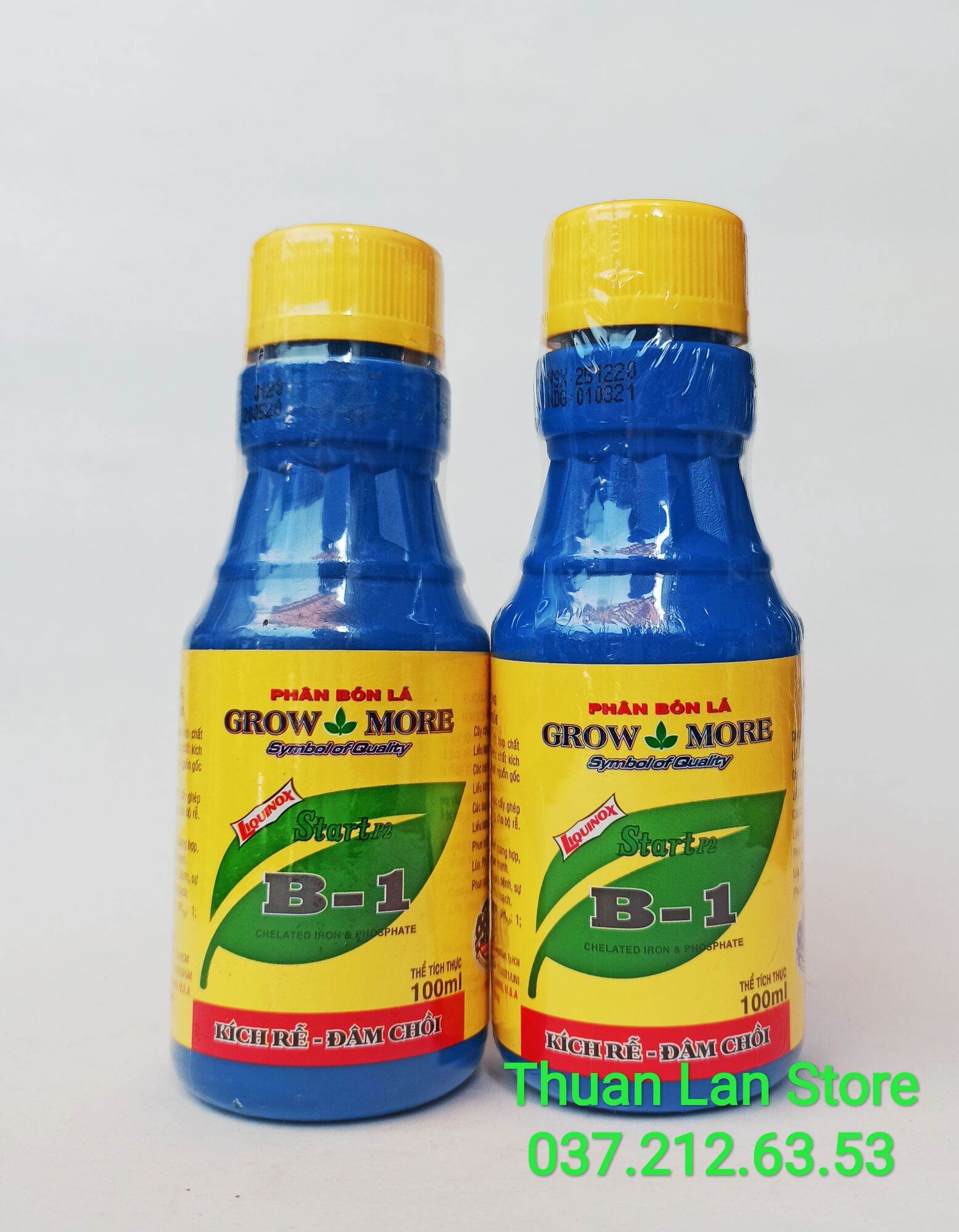 Set 2chai Vitamin B1 Growmore 100ml