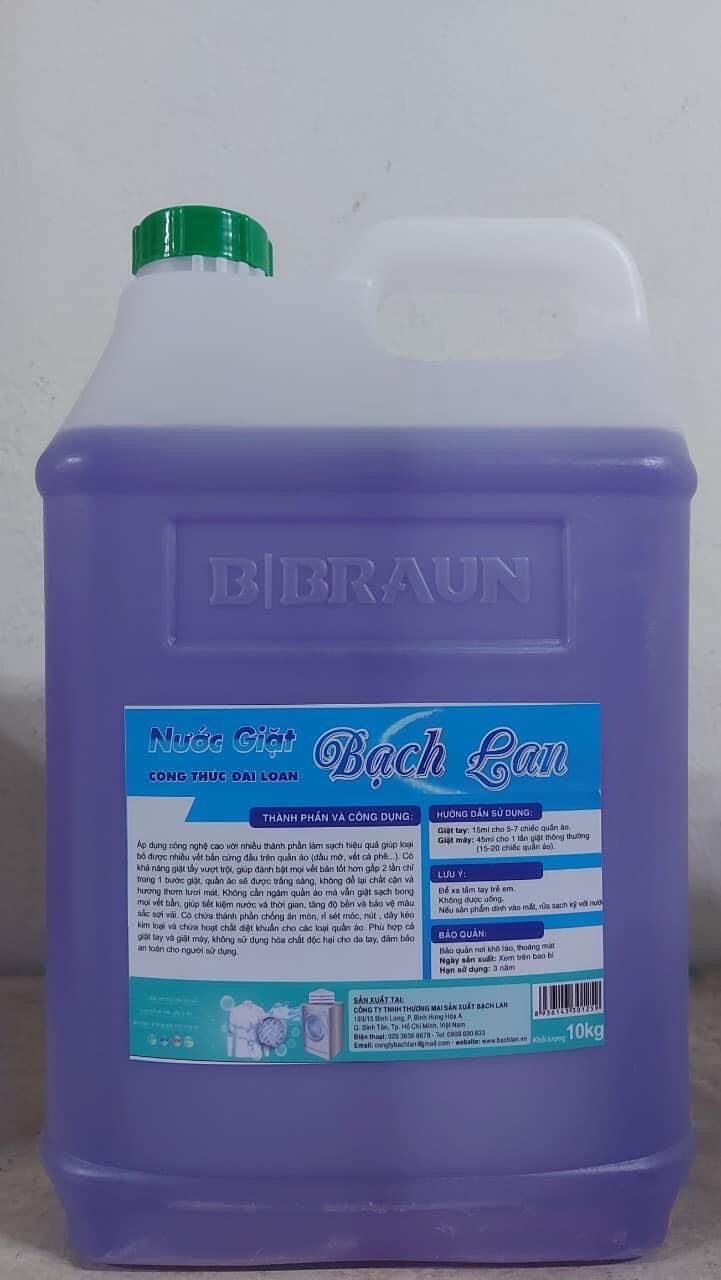 Nước giặt BẠCH LAN bình lớn 10Kg