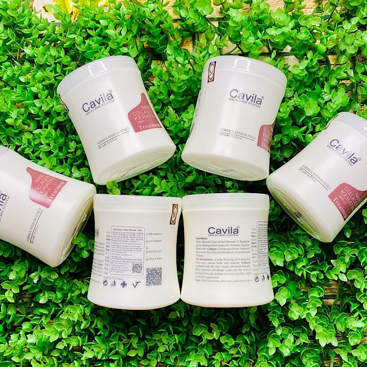 [CHÍNH HÃNG] HẤP DẦU SIÊU MƯỢT, SIÊU PHỤC HỒI TÓC CAVILA COLLAGEN MACCA