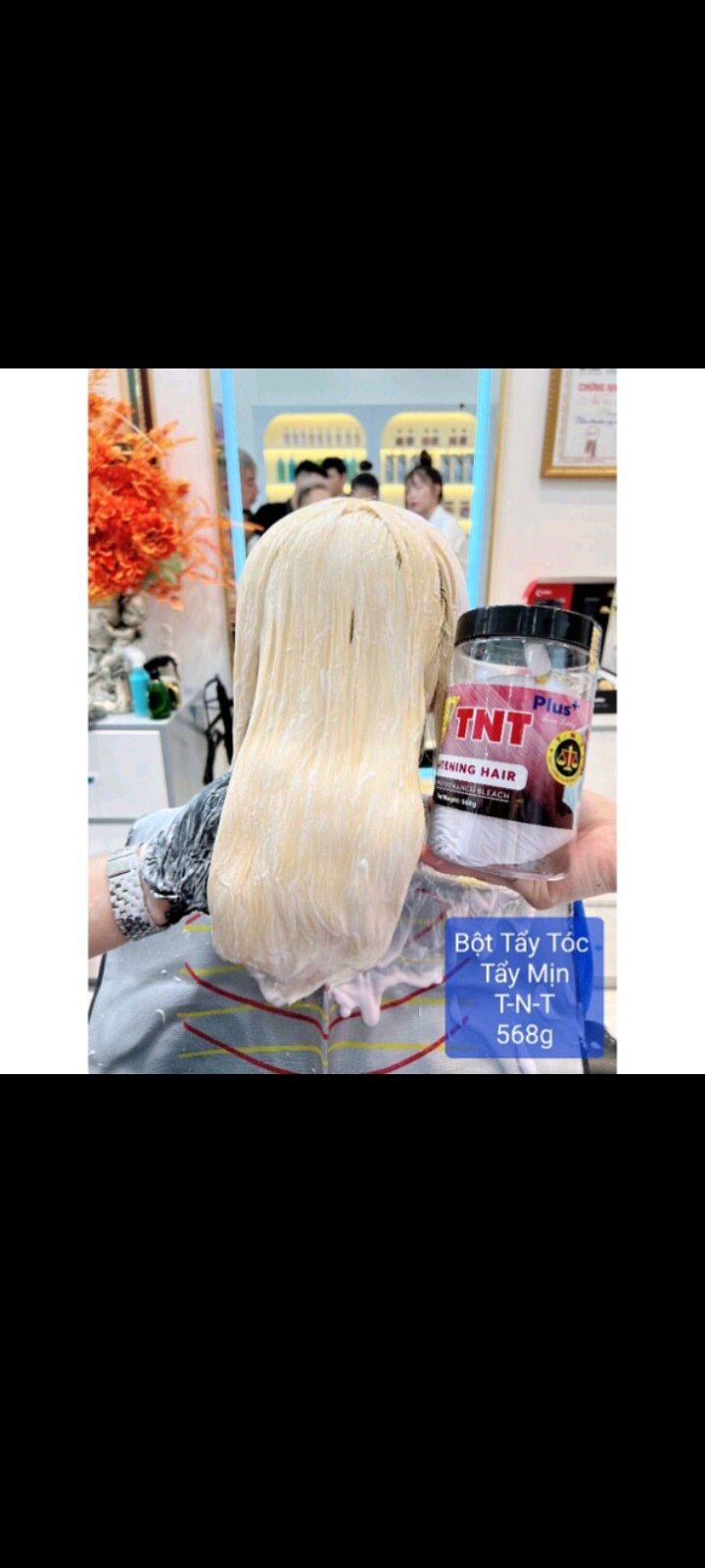 Thuốc nhuộm tóc .BỘT TẨY TÓC HỮU CƠ KHỬ VÀNG TỐT 500g [ CHÓNG XÓT DA. LÊN CHUẨN TÔNG. 2 LẦN FULL]