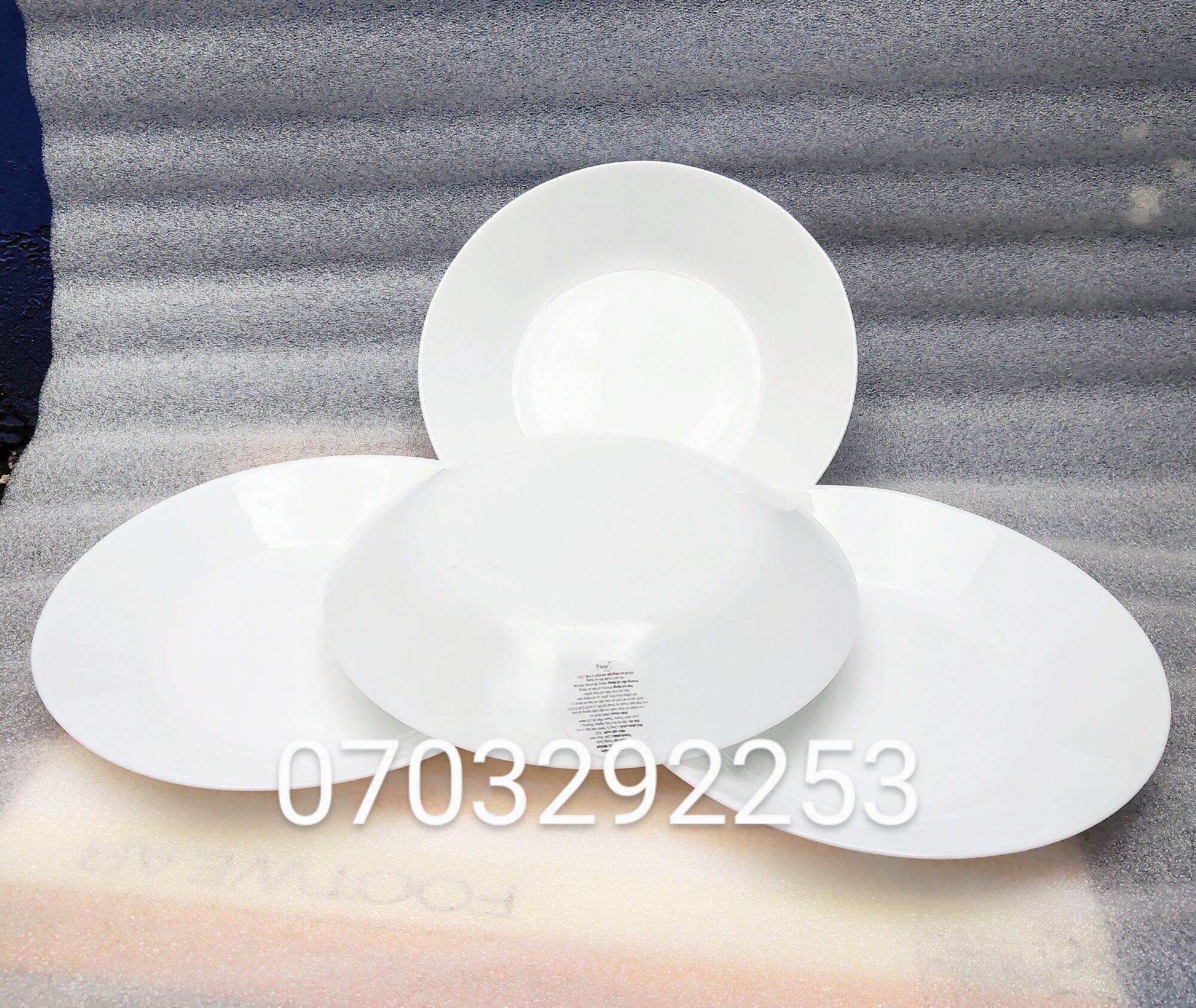 Dĩa sứ tròn hoa văn 088 nhiều size 15cm 17.5cm 20cm - MUA 4 CÁI TẶNG 1 CÁI CÙNG LOẠI