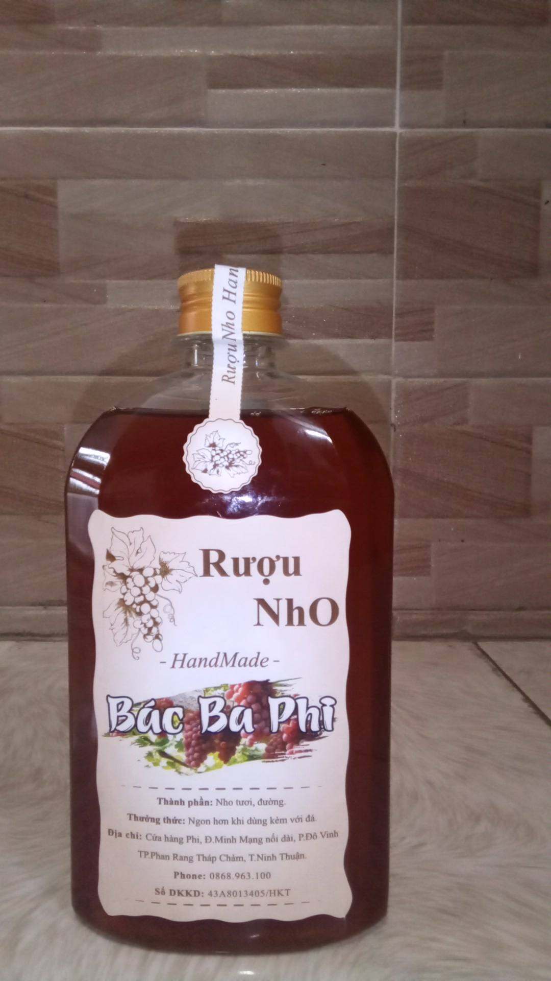 NƯỚC ÉP NHO LÊN MEN TỰ NHIÊN