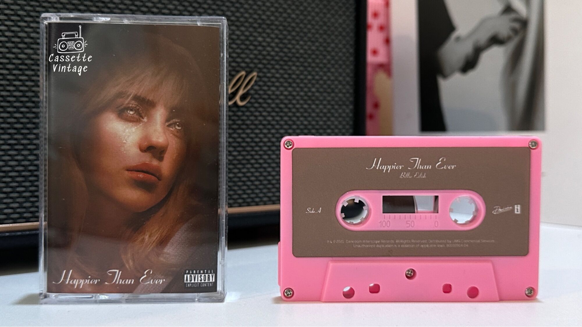 Băng cassette Happier Than Ever - Billie Eilish Màu Hồng