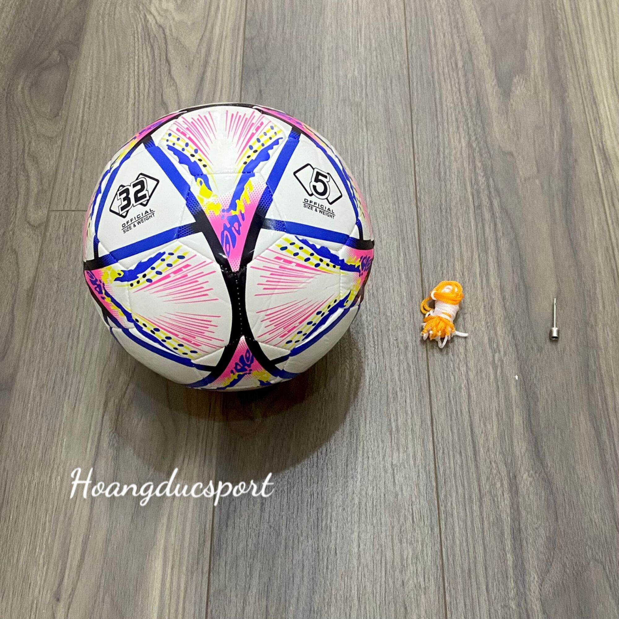BÓNG ĐÁ SỐ 5 MẪU WORLD CUP (TẶNG TÚI LƯỚI+KIM BƠM)