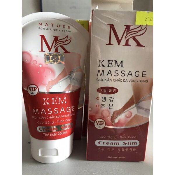 Kem MK massage đánh tan mỡ bụng