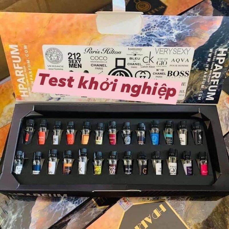 [HCM][ Chính Hãng] Bộ Test Tinh Dầu Thơm Hparfum 26 Mùi