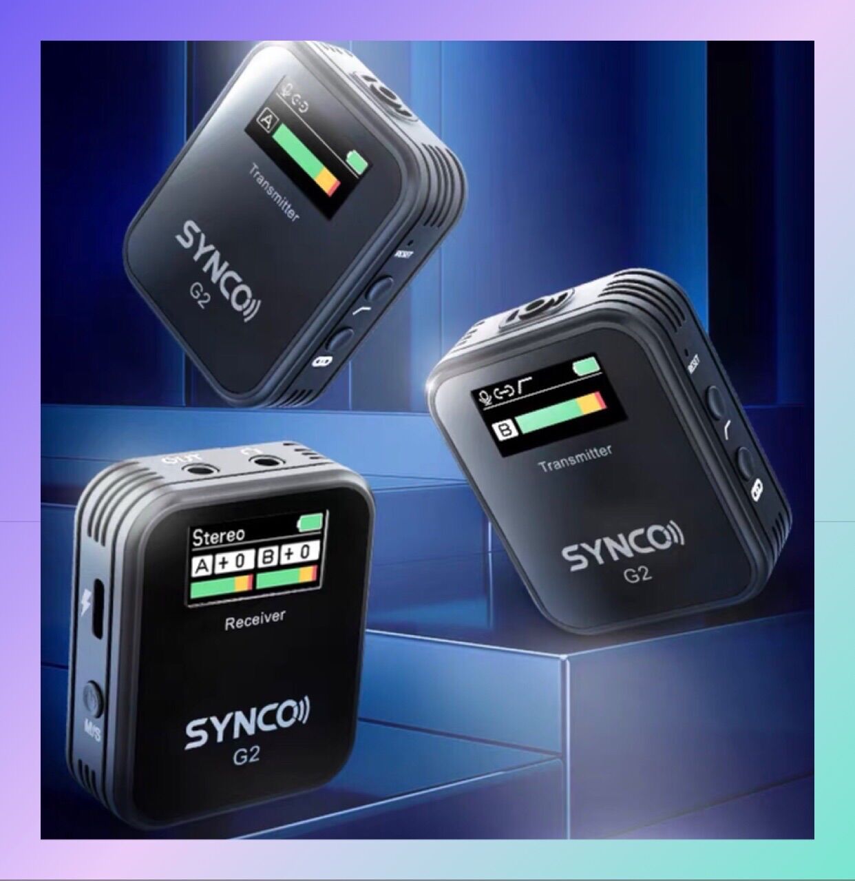 Micro cài áo không dây Synco G2A1 G2A2 , mic livestream , quay video , vlog, dạy trực tuyến