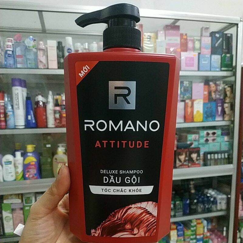 Dầu Gội Chắc Khỏe Tóc"Romano Attitude"650G Hương Nước Hoa Nam Tính