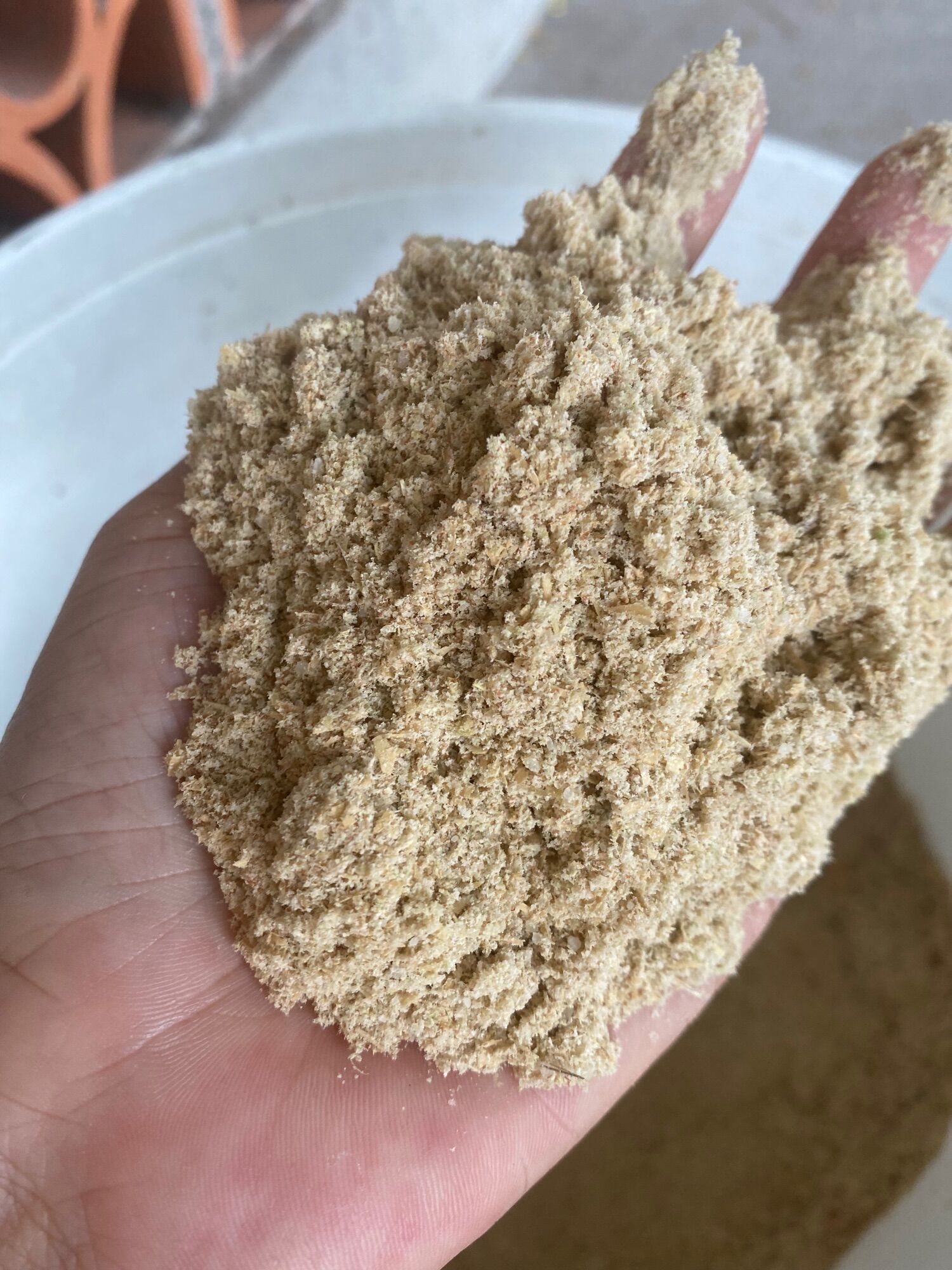 1kg Cám chà gạo, cám xay cho gà, chim..