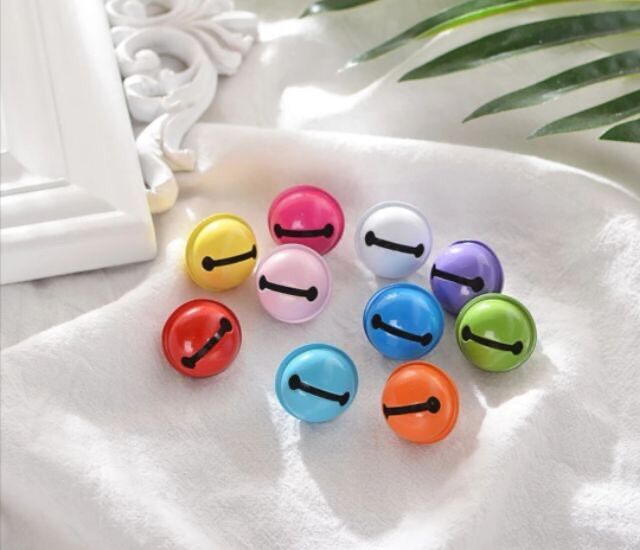 Chuông lục lạc mini 2.5cm nhiều màu để trang trí (2 chuông)