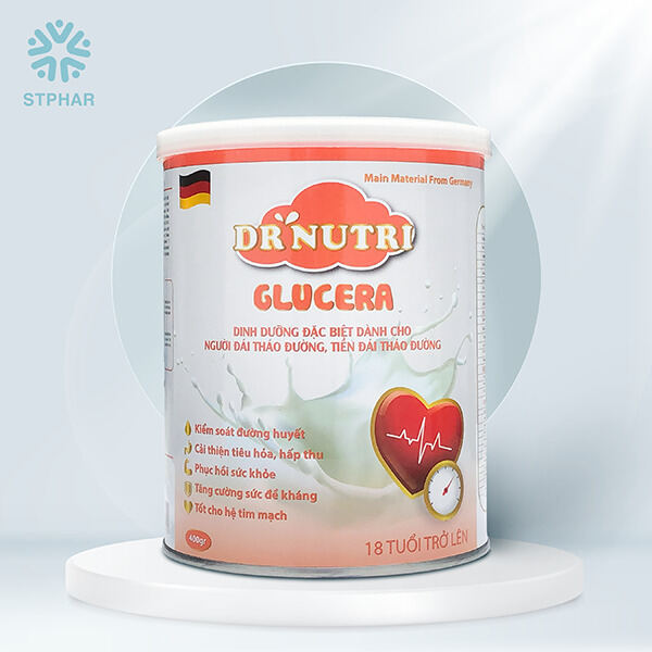 Sữa bột dành cho người tiểu đường Dr Nutri Glucera 400gr