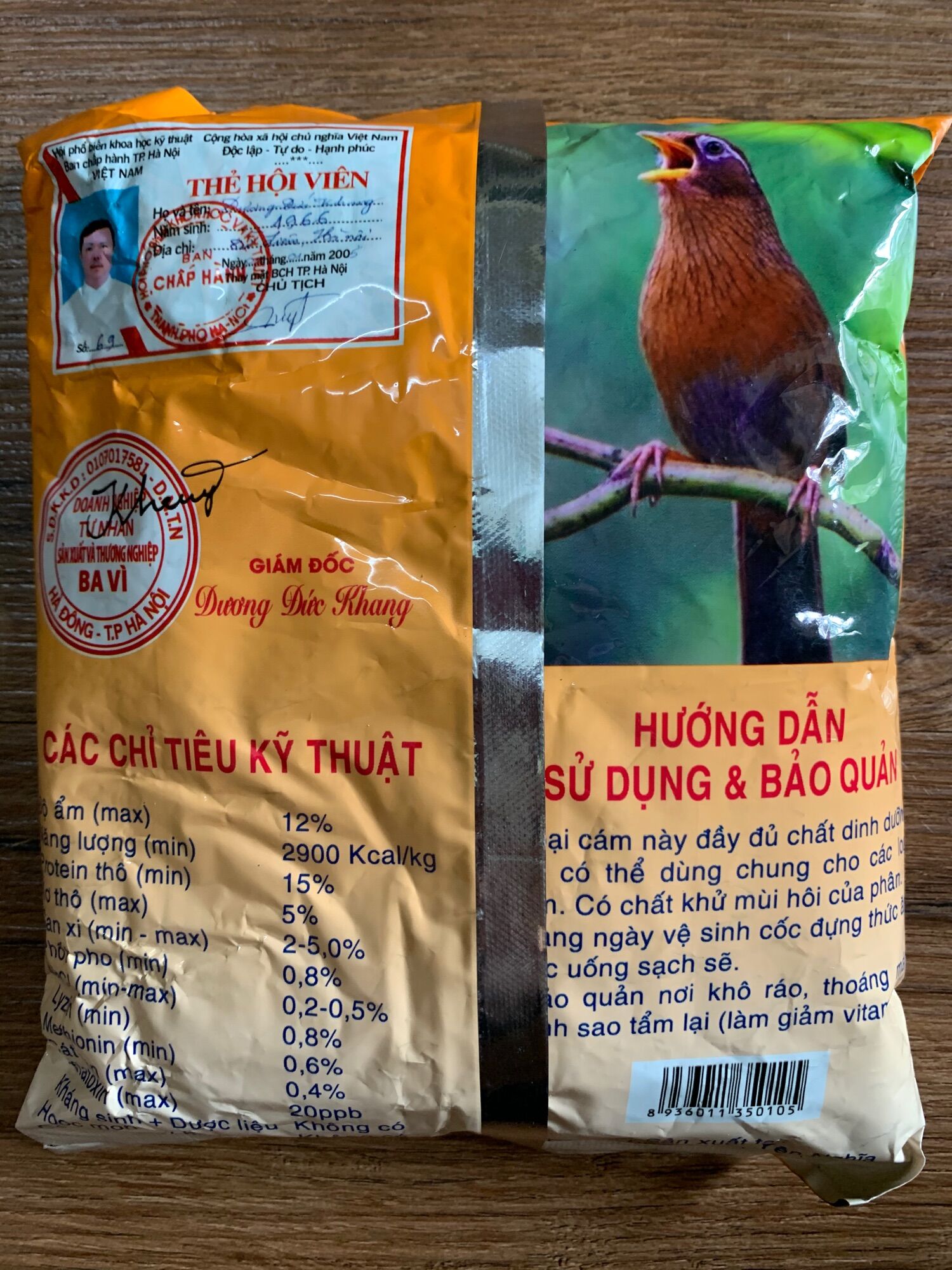 Thức ăn cho chim ăn cám Ba Vì-500g