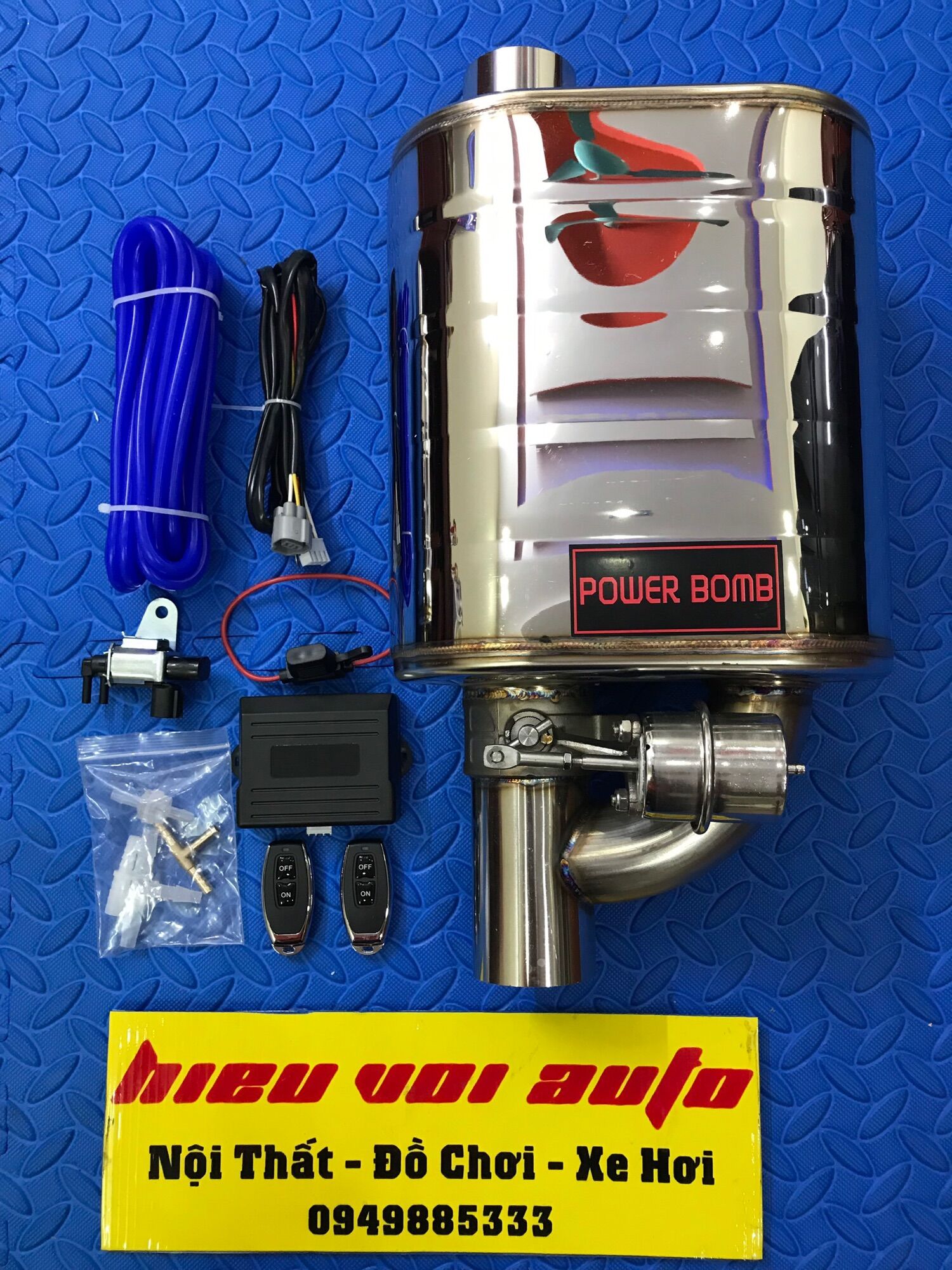 Bầu Pô đơn ON-OFF hơi máy
