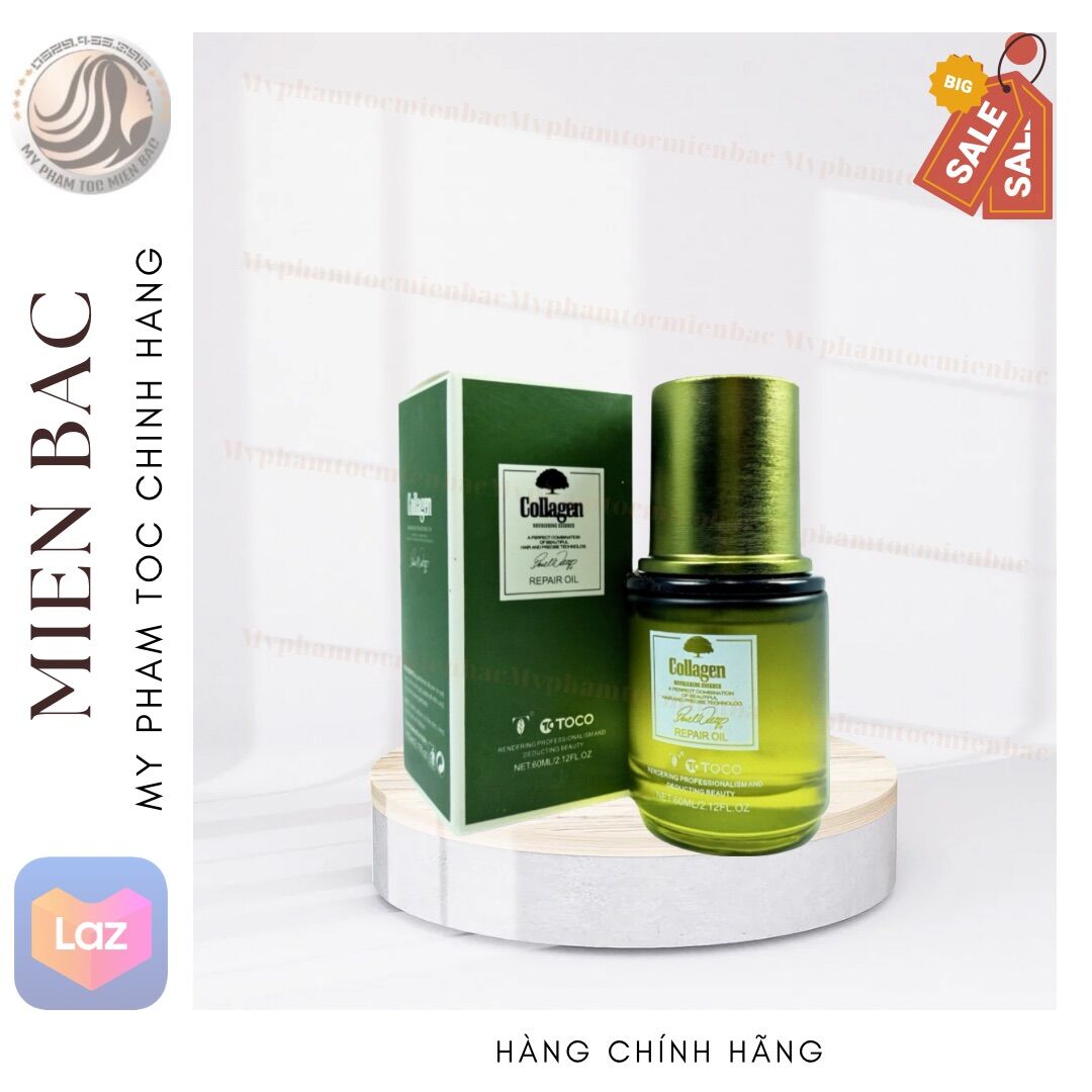 Tinh dầu dưỡng tóc toco collagen 60ml